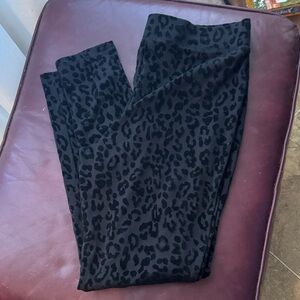 Cato Black Leopard Print Leggings